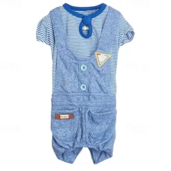 Dog Cat Jumpsuit Cute Casual Winter Breathable Soft Washable Comfortable Outdoor Casual Daily Dog Clothing for Bichon Frise Pomeranian Baby Pet Papillon Small