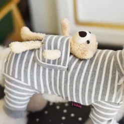 Dog Cat Jumpsuit Fashion Cute Winter Breathable Soft Washable Comfortable Outdoor Casual Daily Dog Clothing for Bichon Frise Pomeranian Baby Pet Papillon Small