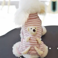 Dog Cat Jumpsuit Fashion Cute Winter Breathable Soft Washable Comfortable Outdoor Casual Daily Dog Clothing for Bichon Frise Pomeranian Baby Pet Papillon Small