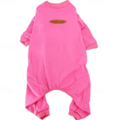 Dog Cat Jumpsuit Fashion Cute Winter Soft Washable Comfortable Indoor Casual Daily Dog Clothing for Husky Labrador Alaskan Malamute Golden Retriever Border Collie