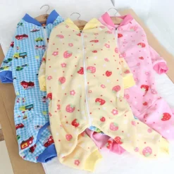 Dog Cat Jumpsuit Pajamas Fashion Cute Winter Soft Washable Comfortable Indoor Casual Daily Dog Clothing for Husky Labrador Alaskan Malamute Golden Retriever Border Collie
