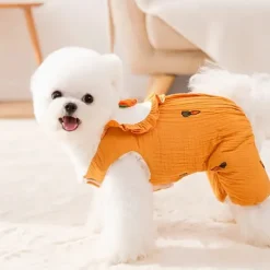 Dog Cat Jumpsuit Sweet Style Casual Winter Breathable Soft Washable Comfortable Outdoor Casual Daily Dog Clothing for Bichon Frise Pomeranian Baby Pet Papillon Small