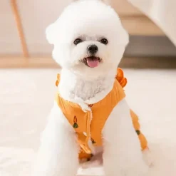 Dog Cat Jumpsuit Sweet Style Casual Winter Breathable Soft Washable Comfortable Outdoor Casual Daily Dog Clothing for Bichon Frise Pomeranian Baby Pet Papillon Small