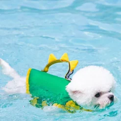 Dog Cat Life Vest Dog Life Jacket Fashion Sports & Outdoors Adjustable Breathable Soft Washable Comfortable Outdoor Party Dailywear Casual Daily Festival Dog Clothing for Golden Retriever Bulldog Pug