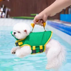 Dog Cat Life Vest Dog Life Jacket Fashion Sports & Outdoors Adjustable Breathable Soft Washable Comfortable Outdoor Party Dailywear Casual Daily Festival Dog Clothing for Golden Retriever Bulldog Pug