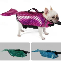 Dog Cat Life Vest Dog Life Jacket Fashion Cute Adjustable Breathable Soft Washable Comfortable Outdoor Party Dailywear Casual Daily Festival Dog Clothing for Bichon Frise Poodle Pomeranian Baby Pet