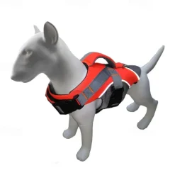 Dog Cat Life Vest Dog Life Jacket Fashion Cute Reflective Adjustable Soft Washable Comfortable Outdoor Sports Casual Daily Dog Clothing for Golden Retriever Corgi Beagle Shiba Inu Bichon Frise