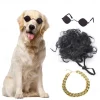 Dog Cat Necklace Hair Accessories Sunglasses Cosplay Funny Winter Soft Washable Comfortable Halloween Outdoor Halloween Casual Daily Dog Clothing for Bichon Frise Pomeranian Baby Pet Papillon Small