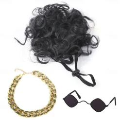 Dog Cat Necklace Hair Accessories Sunglasses Cosplay Funny Winter Soft Washable Comfortable Halloween Outdoor Halloween Casual Daily Dog Clothing for Bichon Frise Pomeranian Baby Pet Papillon Small