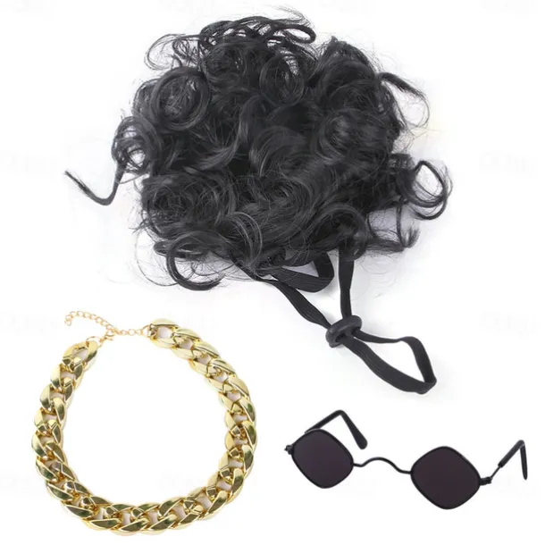 Dog Cat Necklace Hair Accessories Sunglasses Cosplay Funny Winter Soft Washable Comfortable Halloween Outdoor Halloween Casual Daily Dog Clothing for Bichon Frise Pomeranian Baby Pet Papillon Small