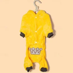 Dog Cat Pajamas Adorable Casual Winter Waterproof Breathable Soft Washable Comfortable Casual Daily Dog Clothing for Bichon Frise Pomeranian Baby Pet Papillon Small