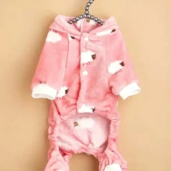 Dog Cat Pajamas Adorable Casual Winter Breathable Soft Washable Comfortable Outdoor Casual Daily Dog Clothing for Bichon Frise Pomeranian Baby Pet Papillon Small