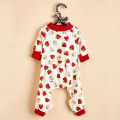 Dog Cat Pajamas Casual Sweet Winter Waterproof Breathable Soft Washable Comfortable Casual Daily Dog Clothing for Bichon Frise Pomeranian Baby Pet Papillon Small