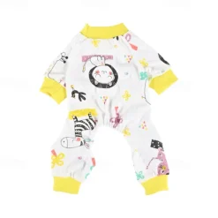 Dog Cat Pajamas Casual Sweet Winter Waterproof Breathable Soft Washable Comfortable Casual Daily Dog Clothing for Bichon Frise Pomeranian Baby Pet Papillon Small