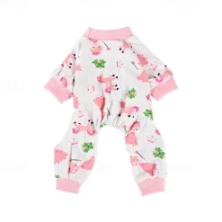 Dog Cat Pajamas Casual Sweet Winter Waterproof Breathable Soft Washable Comfortable Casual Daily Dog Clothing for Bichon Frise Pomeranian Baby Pet Papillon Small