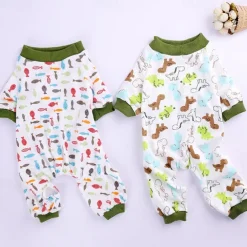 Dog Cat Pajamas Casual Sweet Winter Waterproof Breathable Soft Washable Comfortable Casual Daily Dog Clothing for Bichon Frise Pomeranian Baby Pet Papillon Small