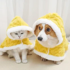 Dog Cat Pajamas Cloak Fashion Casual Winter Warm Breathable Soft Washable Comfortable Christmas Outdoor Casual Daily Dog Clothing for Bichon Frise Pomeranian Baby Pet Papillon Small