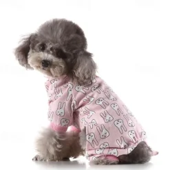 Dog Cat Pajamas Cute Casual Winter Waterproof Breathable Soft Washable Comfortable Casual Daily Dog Clothing for Bichon Frise Pomeranian Baby Pet Papillon Small