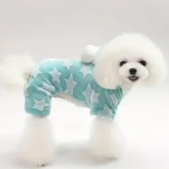 Dog Cat Pajamas Cute Casual Winter Breathable Soft Washable Comfortable Outdoor Casual Daily Dog Clothing for Bichon Frise Pomeranian Baby Pet Papillon Small