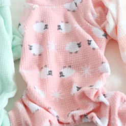 Dog Cat Pajamas Fashion Cute Winter Soft Washable Comfortable Indoor Casual Daily Dog Clothing for Bichon Frise Poodle Pomeranian Baby Pet Papillon