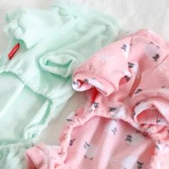 Dog Cat Pajamas Fashion Cute Winter Soft Washable Comfortable Indoor Casual Daily Dog Clothing for Bichon Frise Poodle Pomeranian Baby Pet Papillon