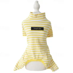 Dog Cat Pajamas Fashion Cute Winter Soft Washable Comfortable Outdoor Casual Daily Dog Clothing for Bichon Frise Poodle Pomeranian Baby Pet Papillon