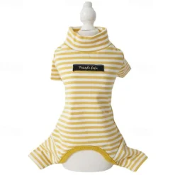 Dog Cat Pajamas Fashion Cute Winter Soft Washable Comfortable Outdoor Casual Daily Dog Clothing for Bichon Frise Poodle Pomeranian Baby Pet Papillon