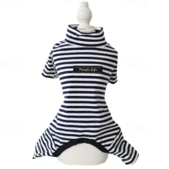 Dog Cat Pajamas Fashion Cute Winter Soft Washable Comfortable Outdoor Casual Daily Dog Clothing for Bichon Frise Poodle Pomeranian Baby Pet Papillon