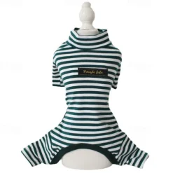 Dog Cat Pajamas Fashion Cute Winter Soft Washable Comfortable Outdoor Casual Daily Dog Clothing for Bichon Frise Poodle Pomeranian Baby Pet Papillon