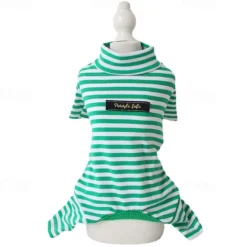 Dog Cat Pajamas Fashion Cute Winter Soft Washable Comfortable Outdoor Casual Daily Dog Clothing for Bichon Frise Poodle Pomeranian Baby Pet Papillon