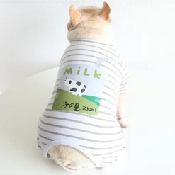Dog Cat Pajamas Fashion Cute Winter Soft Washable Comfortable Indoor Casual Daily Dog Clothing for Bichon Frise Poodle Pomeranian Baby Pet Papillon
