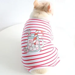 Dog Cat Pajamas Fashion Cute Winter Soft Washable Comfortable Indoor Casual Daily Dog Clothing for Bichon Frise Poodle Pomeranian Baby Pet Papillon