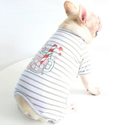 Dog Cat Pajamas Fashion Cute Winter Soft Washable Comfortable Indoor Casual Daily Dog Clothing for Bichon Frise Poodle Pomeranian Baby Pet Papillon