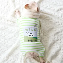 Dog Cat Pajamas Fashion Cute Winter Soft Washable Comfortable Indoor Casual Daily Dog Clothing for Bichon Frise Poodle Pomeranian Baby Pet Papillon