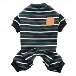 Dog Cat Pajamas Fashion Casual Winter Waterproof Breathable Soft Washable Comfortable Casual Daily Dog Clothing for Bichon Frise Pomeranian Baby Pet Papillon Small