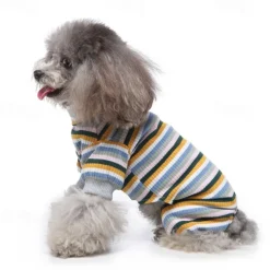Dog Cat Pajamas Fashion Casual Winter Waterproof Breathable Soft Washable Comfortable Casual Daily Dog Clothing for Bichon Frise Pomeranian Baby Pet Papillon Small