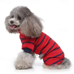 Dog Cat Pajamas Fashion Casual Winter Waterproof Breathable Soft Washable Comfortable Casual Daily Dog Clothing for Bichon Frise Pomeranian Baby Pet Papillon Small