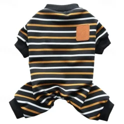 Dog Cat Pajamas Fashion Casual Winter Waterproof Breathable Soft Washable Comfortable Casual Daily Dog Clothing for Bichon Frise Pomeranian Baby Pet Papillon Small