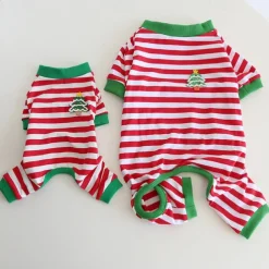 Dog Cat Pajamas Fashion Cute Winter Soft Washable Comfortable Outdoor Casual Daily Dog Clothing for Bichon Frise Poodle Pomeranian Baby Pet Papillon