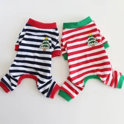 Dog Cat Pajamas Fashion Cute Winter Soft Washable Comfortable Outdoor Casual Daily Dog Clothing for Bichon Frise Poodle Pomeranian Baby Pet Papillon