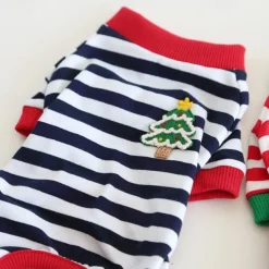 Dog Cat Pajamas Fashion Cute Winter Soft Washable Comfortable Outdoor Casual Daily Dog Clothing for Bichon Frise Poodle Pomeranian Baby Pet Papillon