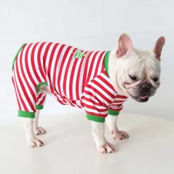 Dog Cat Pajamas Fashion Cute Winter Soft Washable Comfortable Outdoor Casual Daily Dog Clothing for Bichon Frise Poodle Pomeranian Baby Pet Papillon