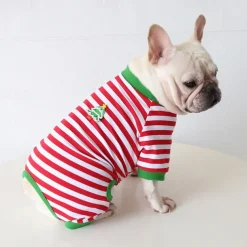 Dog Cat Pajamas Fashion Cute Winter Soft Washable Comfortable Outdoor Casual Daily Dog Clothing for Bichon Frise Poodle Pomeranian Baby Pet Papillon