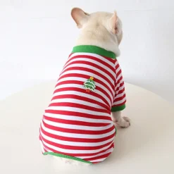 Dog Cat Pajamas Fashion Cute Winter Soft Washable Comfortable Outdoor Casual Daily Dog Clothing for Bichon Frise Poodle Pomeranian Baby Pet Papillon