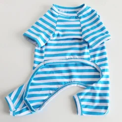 Dog Cat Pajamas Fashion Cute Winter Soft Washable Comfortable Indoor Casual Daily Dog Clothing for Bichon Frise Poodle Pomeranian Baby Pet Papillon