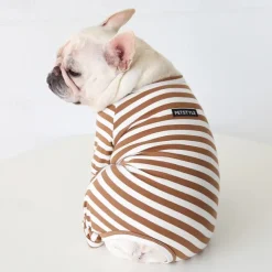 Dog Cat Pajamas Fashion Cute Winter Soft Washable Comfortable Indoor Casual Daily Dog Clothing for Bichon Frise Poodle Pomeranian Baby Pet Papillon