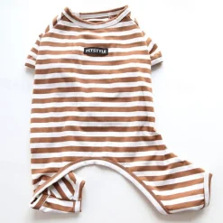 Dog Cat Pajamas Fashion Cute Winter Soft Washable Comfortable Indoor Casual Daily Dog Clothing for Bichon Frise Poodle Pomeranian Baby Pet Papillon