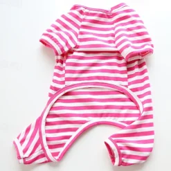 Dog Cat Pajamas Fashion Cute Winter Soft Washable Comfortable Indoor Casual Daily Dog Clothing for Bichon Frise Poodle Pomeranian Baby Pet Papillon