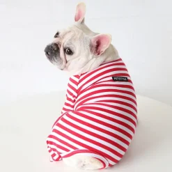 Dog Cat Pajamas Fashion Cute Winter Soft Washable Comfortable Indoor Casual Daily Dog Clothing for Bichon Frise Poodle Pomeranian Baby Pet Papillon