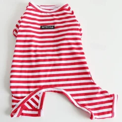 Dog Cat Pajamas Fashion Cute Winter Soft Washable Comfortable Indoor Casual Daily Dog Clothing for Bichon Frise Poodle Pomeranian Baby Pet Papillon